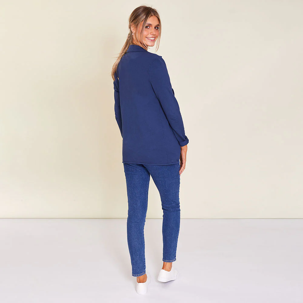 Poppy Blazer (Navy) - Image 7