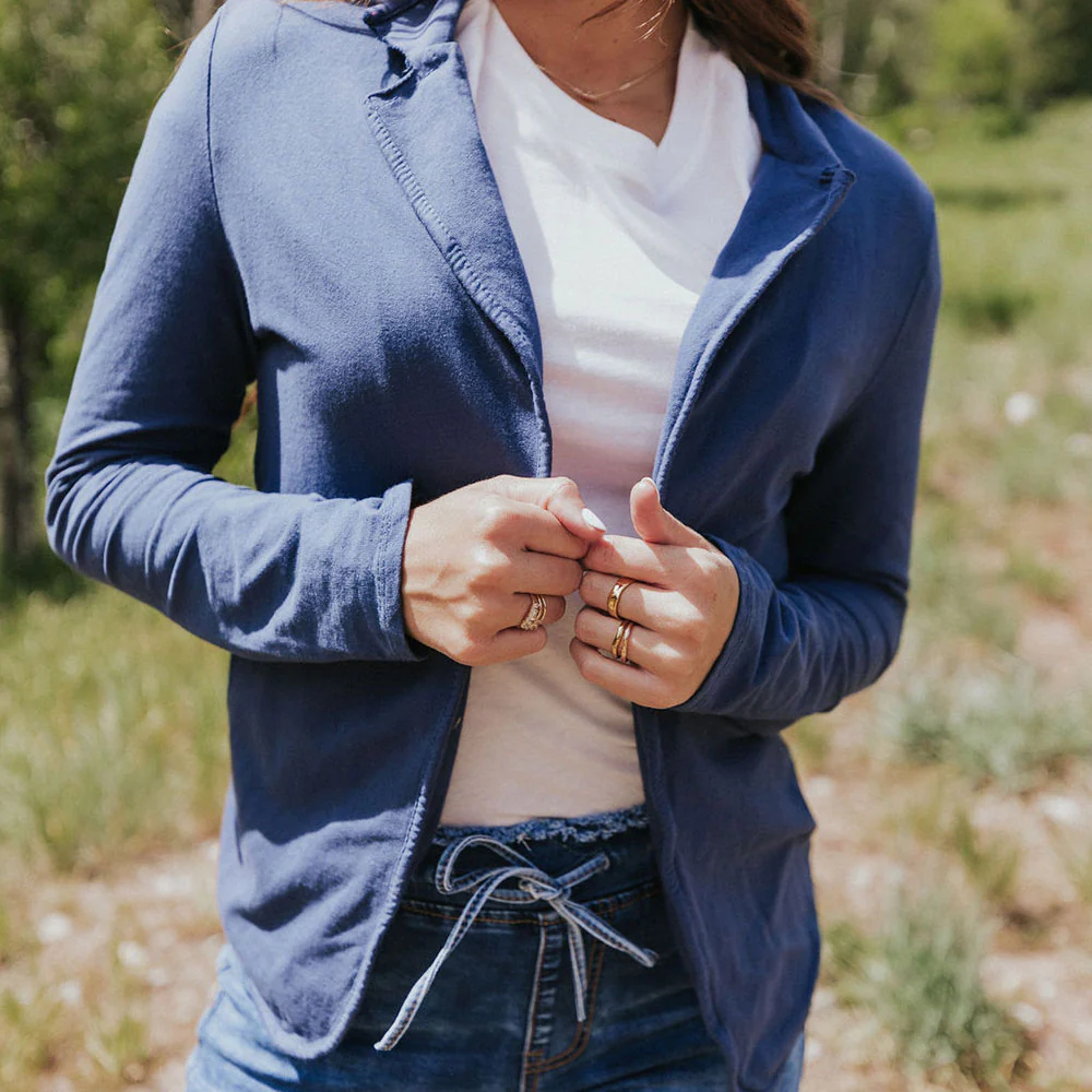 Poppy Blazer (Navy) - Image 9