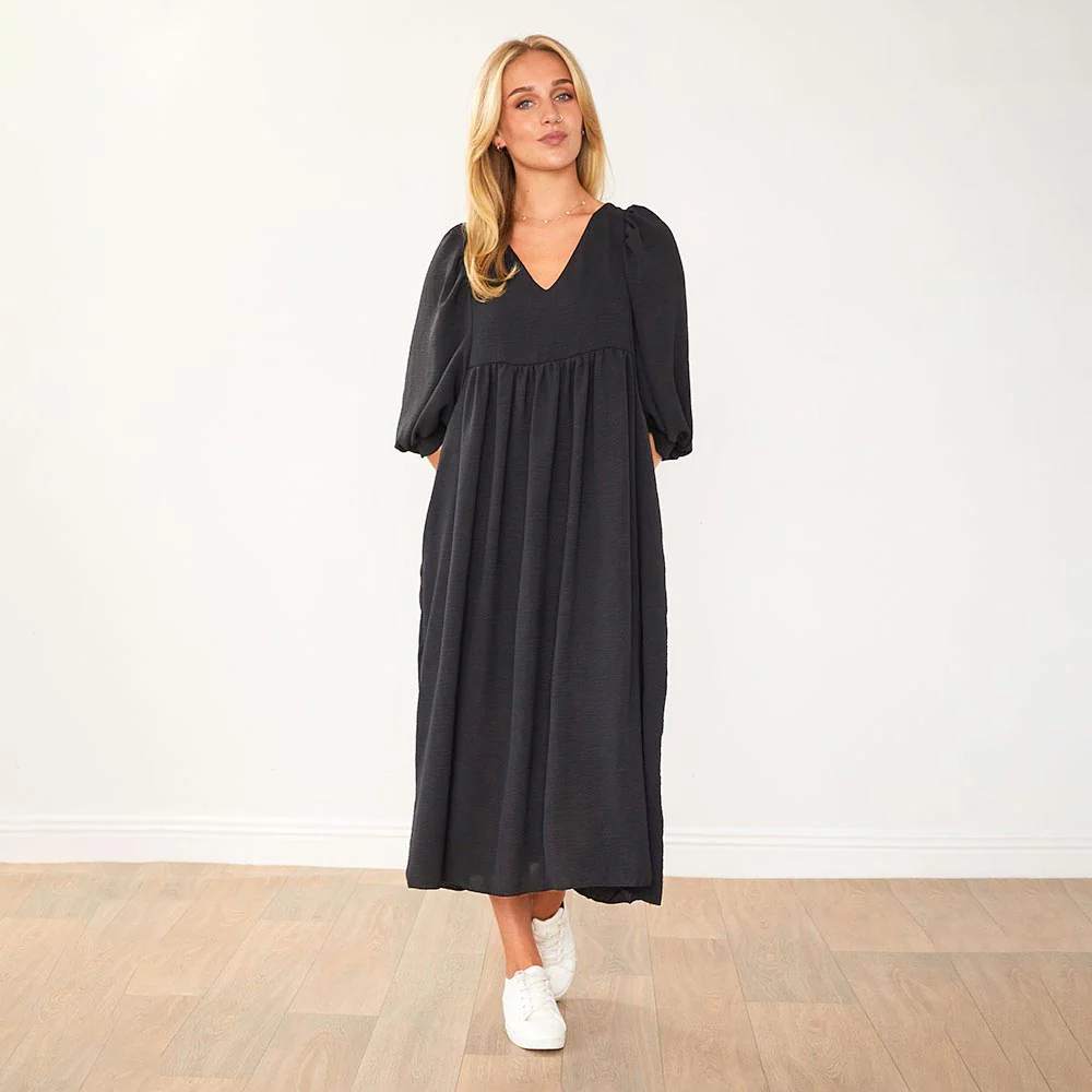 Porcha Dress (Black) - Image 2