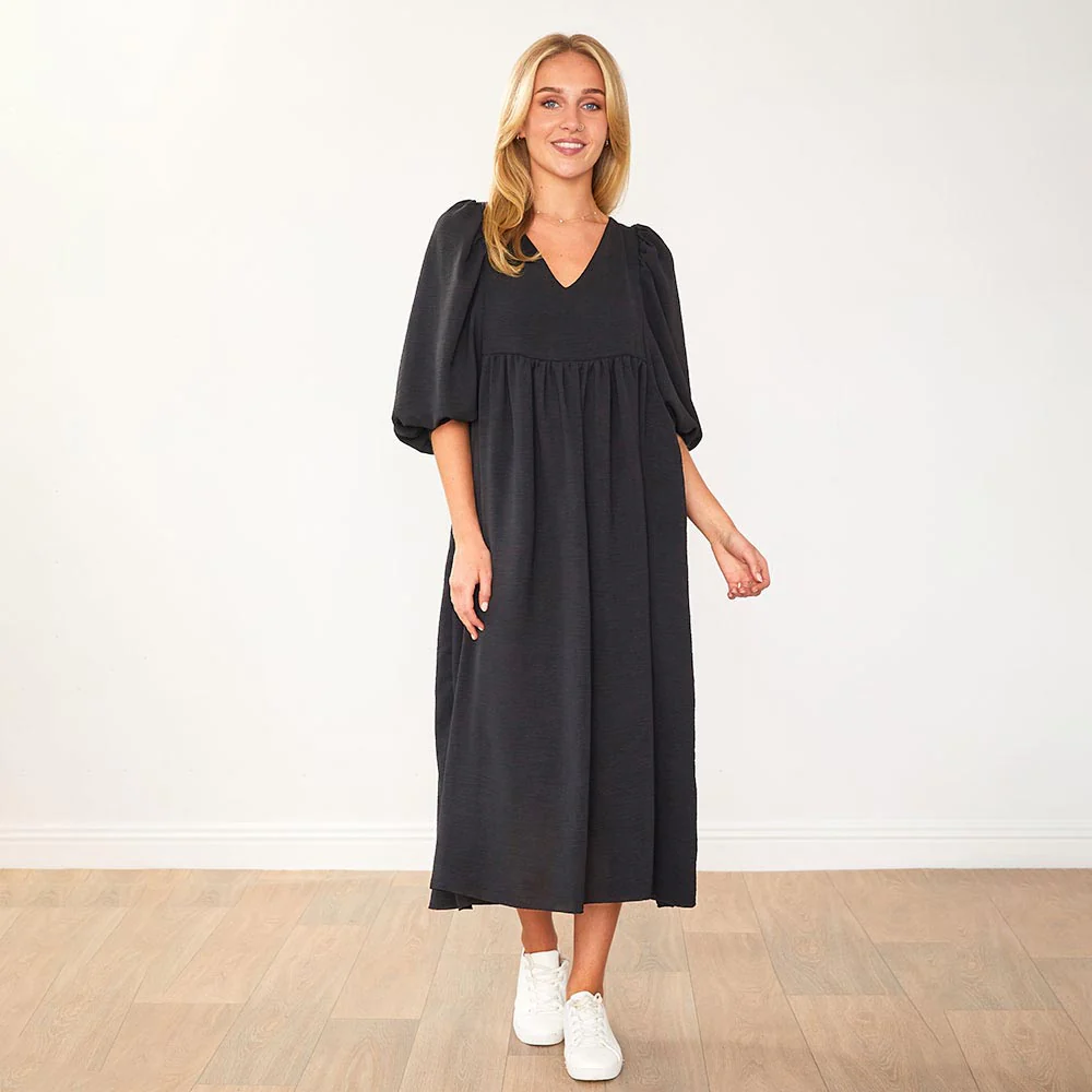 Porcha Dress (Black) - Image 5