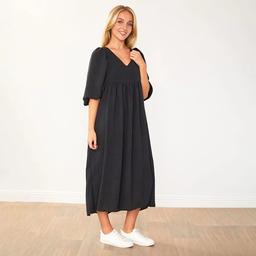 Porcha Dress (Black) - Image 6