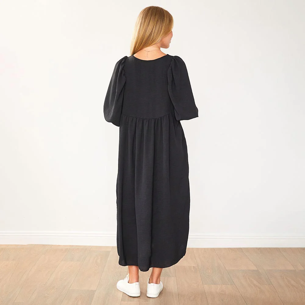 Porcha Dress (Black) - Image 7