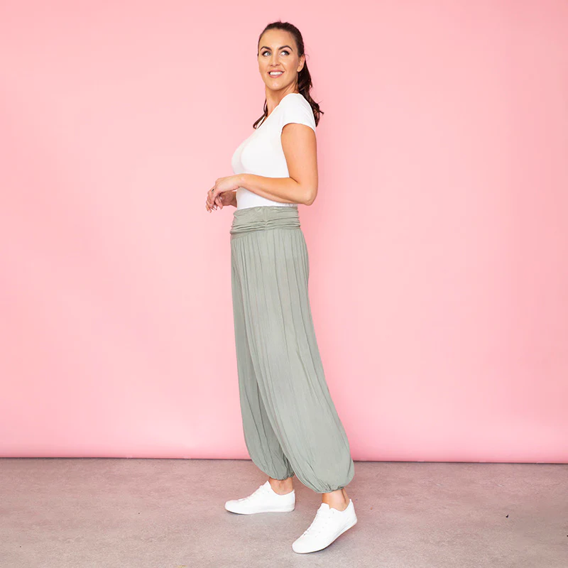 Arya Harem Trousers (Sage) - Image 2