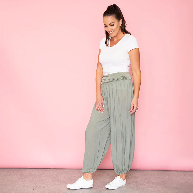 Arya Harem Trousers (Sage) - Image 3
