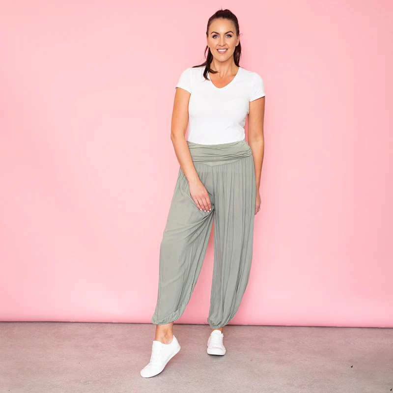 Arya Harem Trousers (Sage) - Image 4