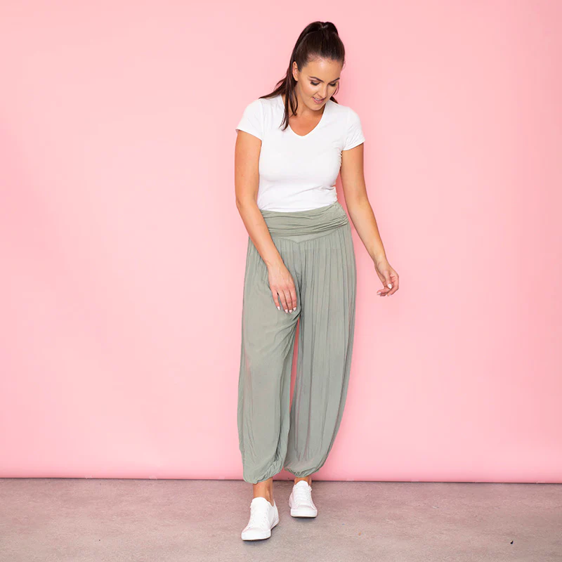 Arya Harem Trousers (Sage) - Image 6