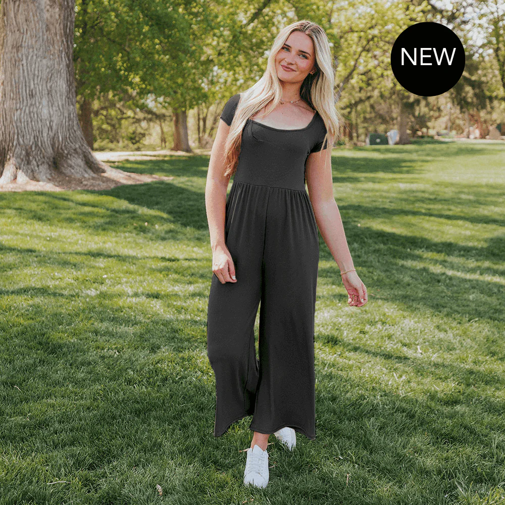 Quinnie Jumpsuit (Black) - Image 10
