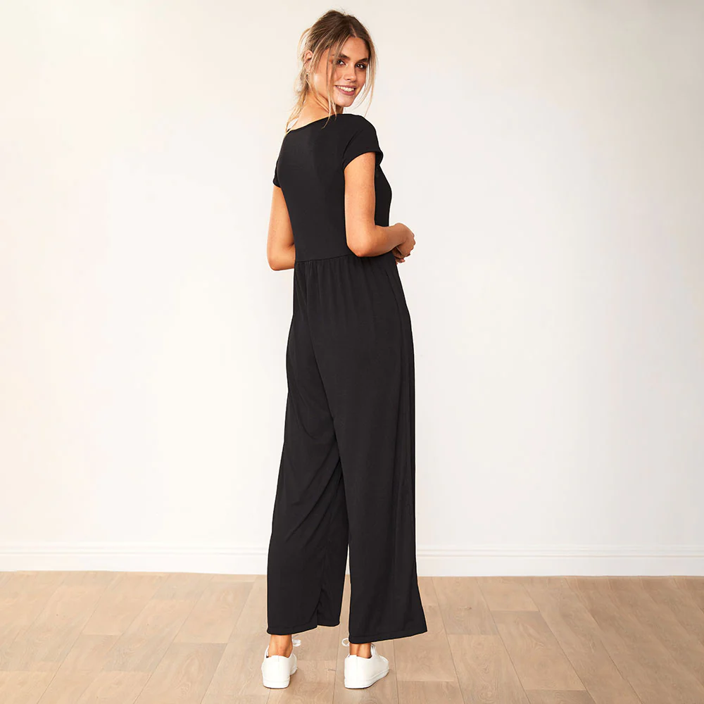 Quinnie Jumpsuit (Black) - Image 7