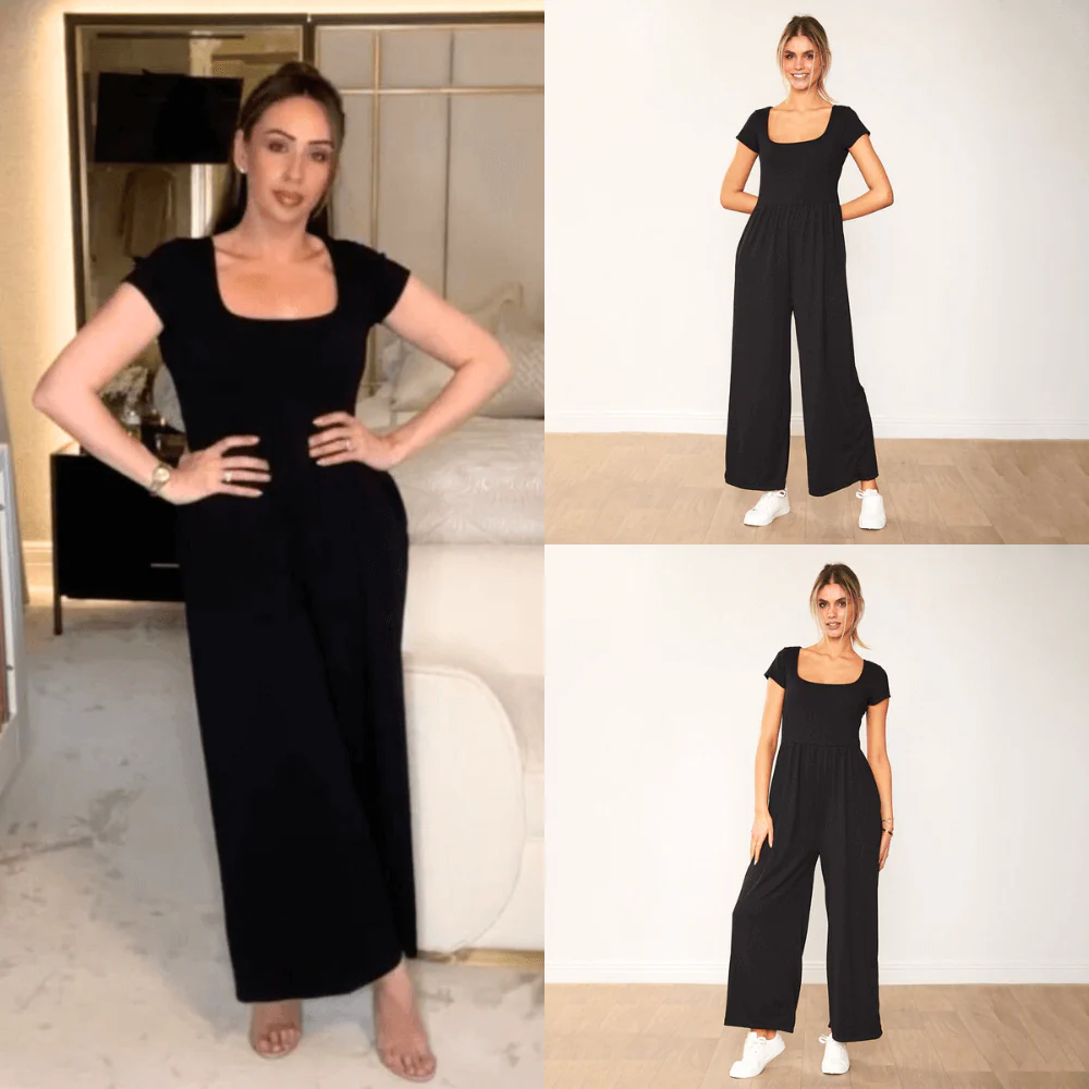 Quinnie Jumpsuit (Black) - Image 8
