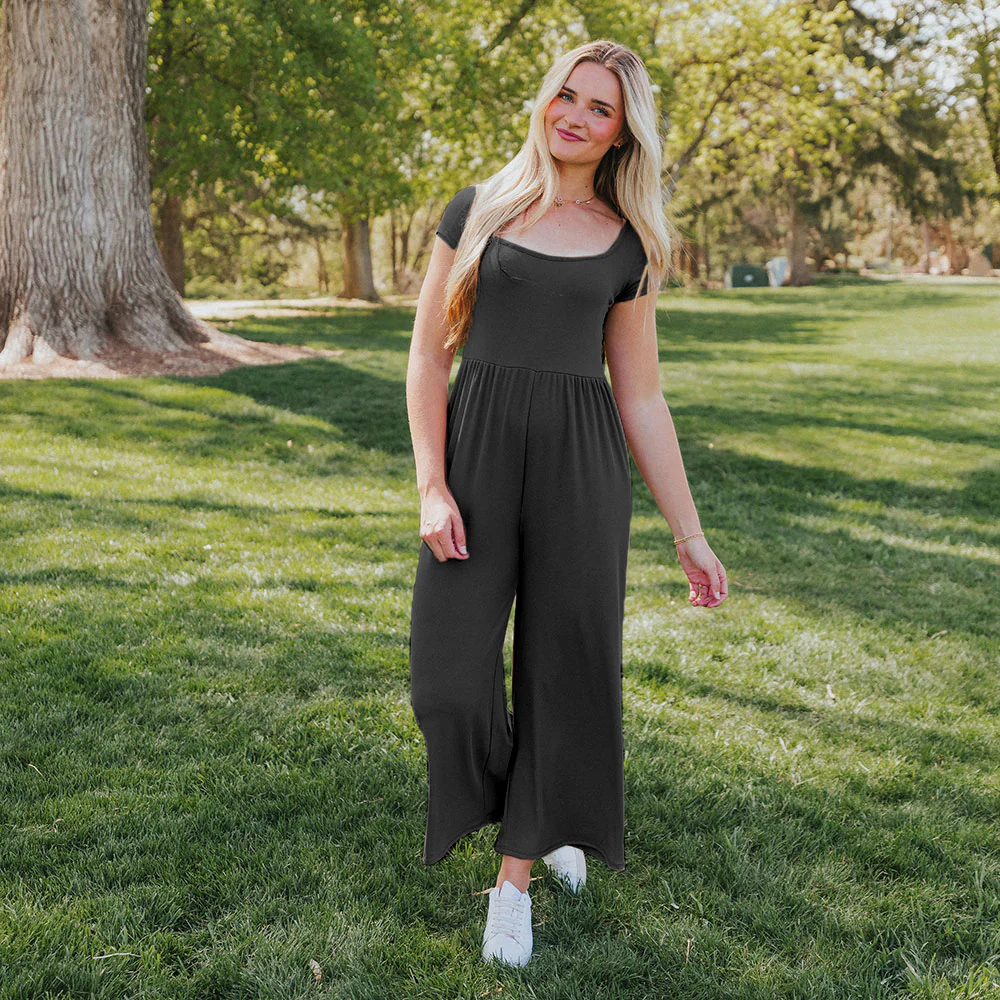 Quinnie Jumpsuit (Black) - Image 9