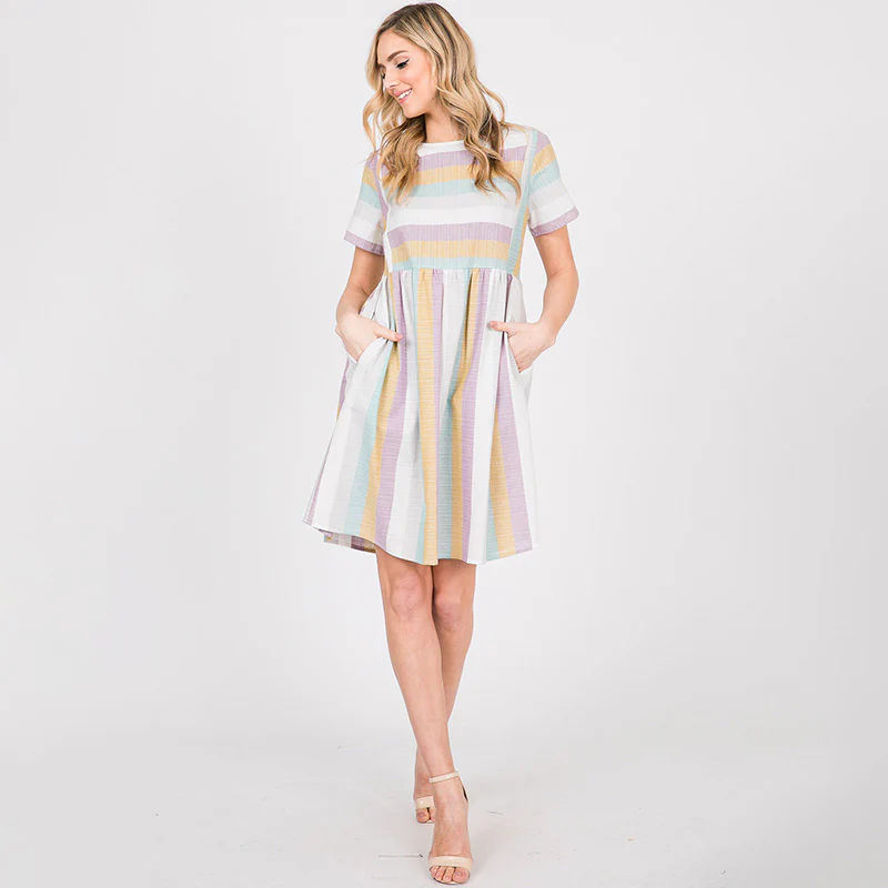 Reece Rainbow Dress - Image 3