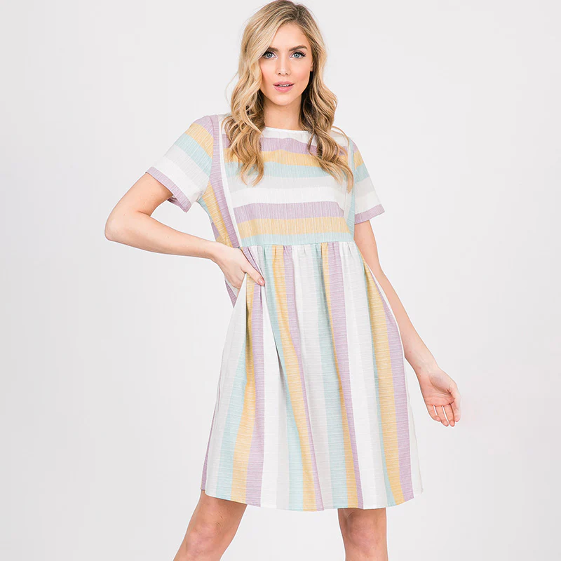 Reece Rainbow Dress - Image 5