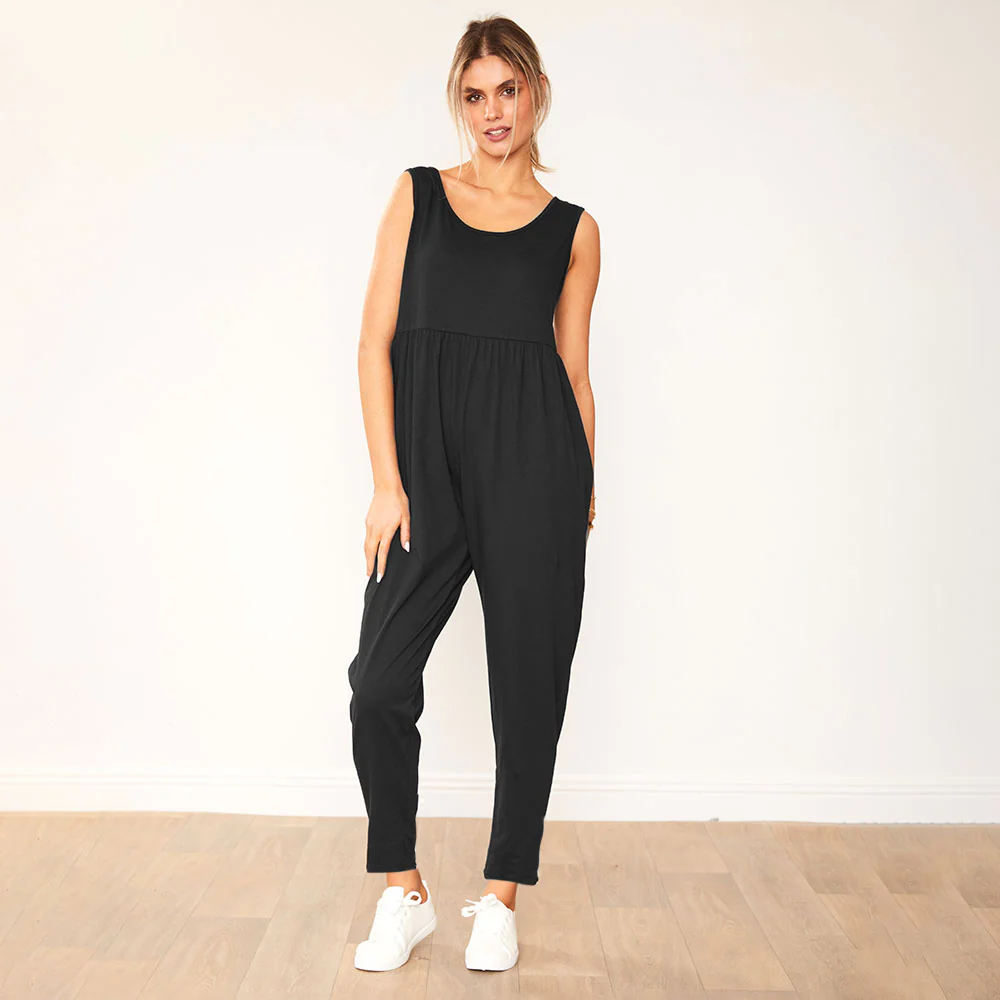 Reggie Jumpsuit (Black) - Image 4