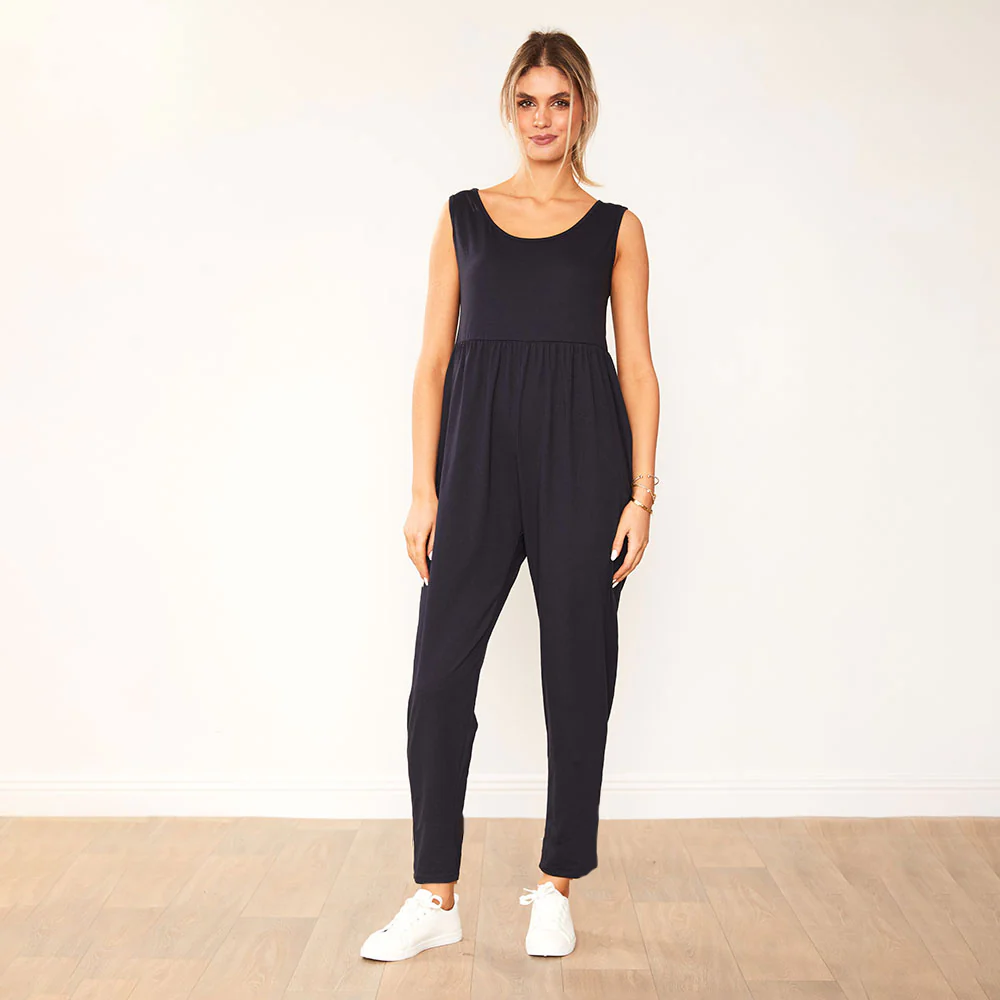 Reggie Jumpsuit (Navy) - Image 5