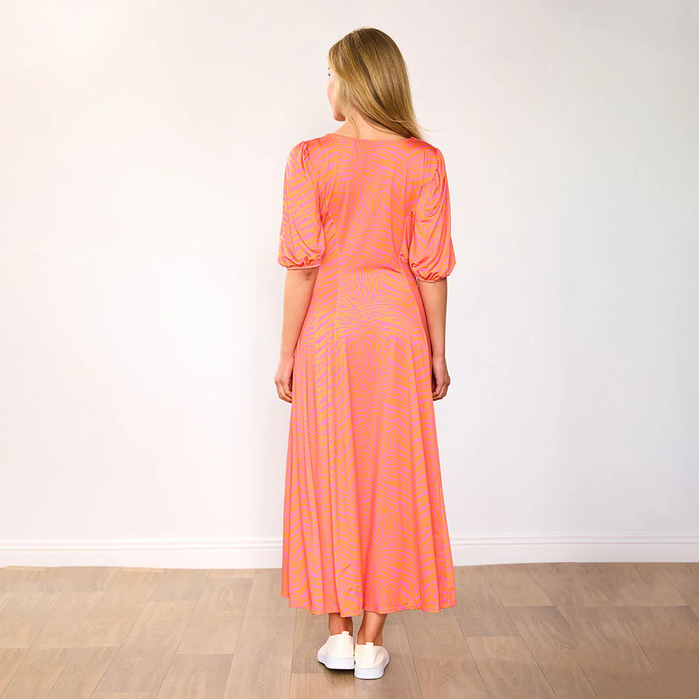 Regina Dress (Orange) - Image 4