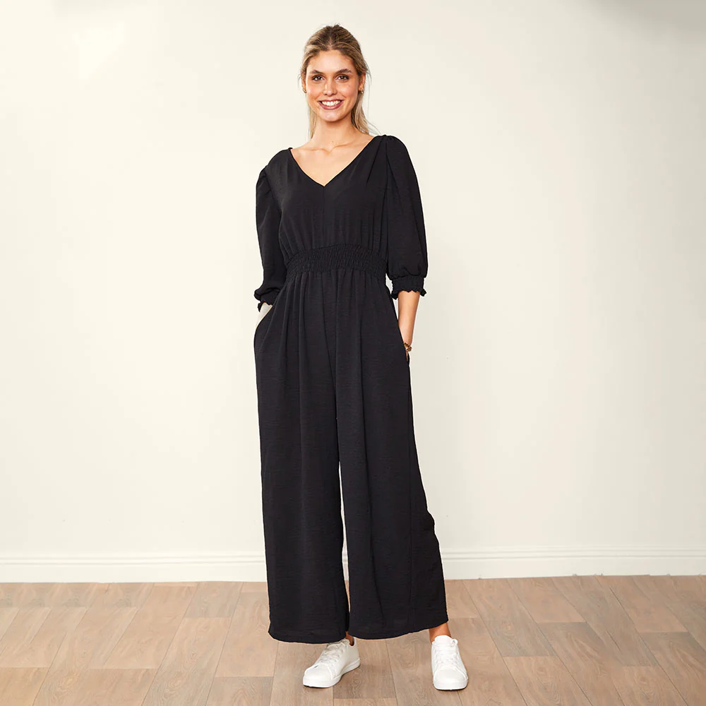 Regina Jumpsuit (Black)