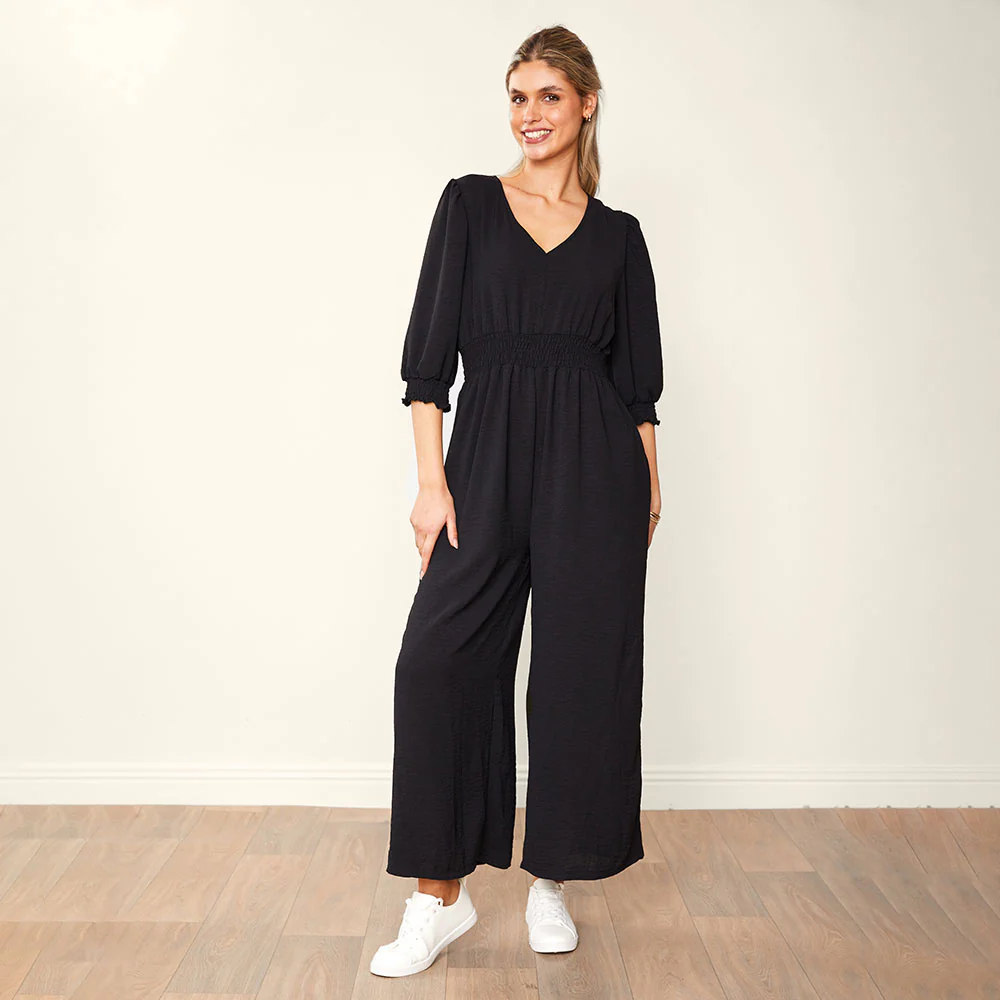 Regina Jumpsuit (Black) - Image 4
