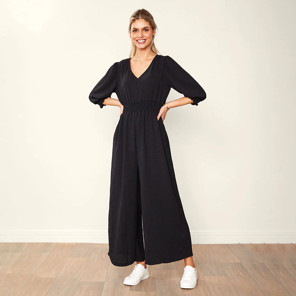Regina Jumpsuit (Black) - Image 6