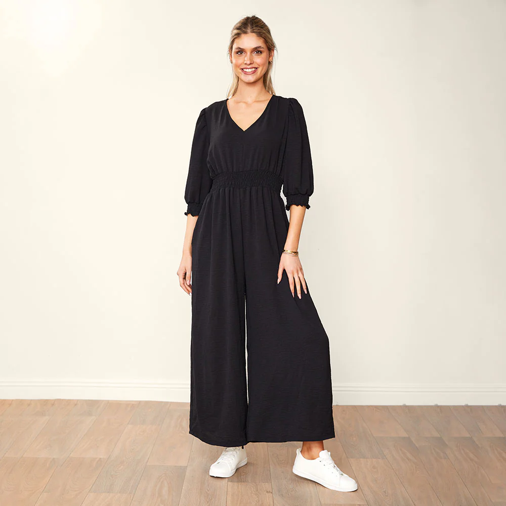 Regina Jumpsuit Black & Pink (2 for €68) - Image 4