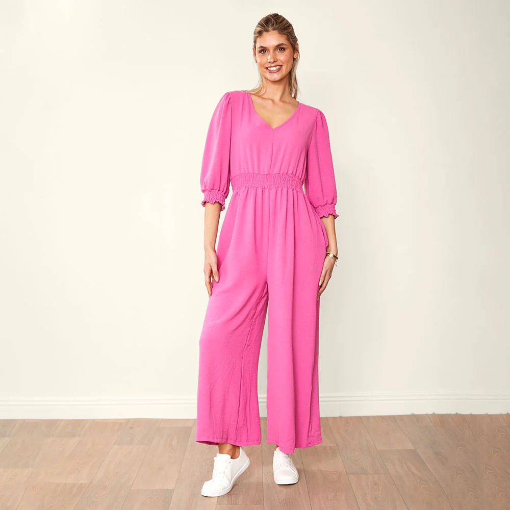 Regina Jumpsuit Black & Pink (2 for €68) - Image 5