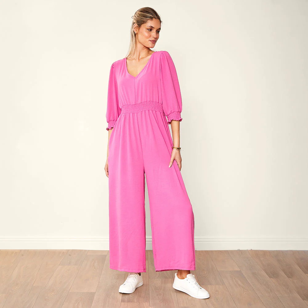 Regina Jumpsuit Black & Pink (2 for €68) - Image 7