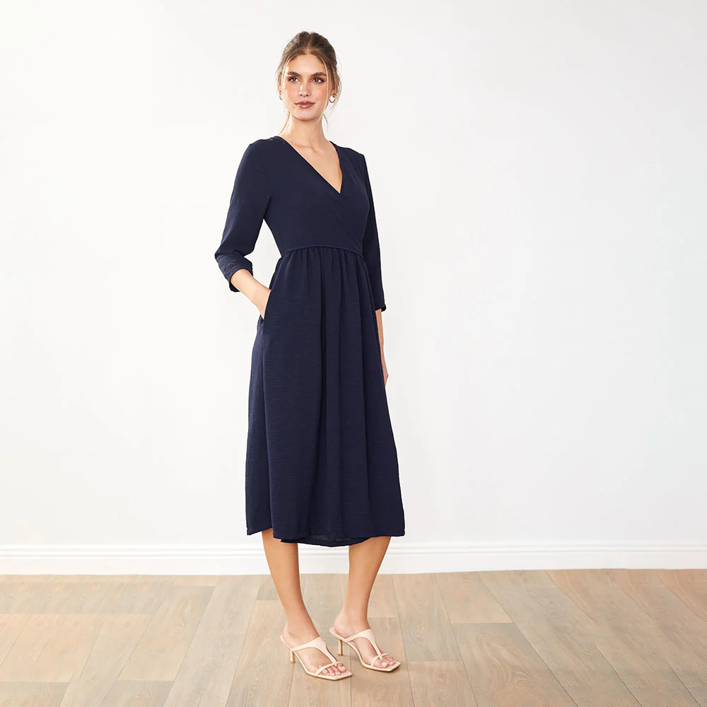 Rex Dress (Navy) - Image 4