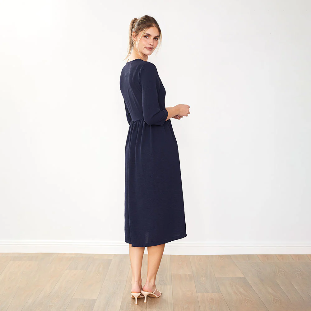 Rex Dress (Navy) - Image 6