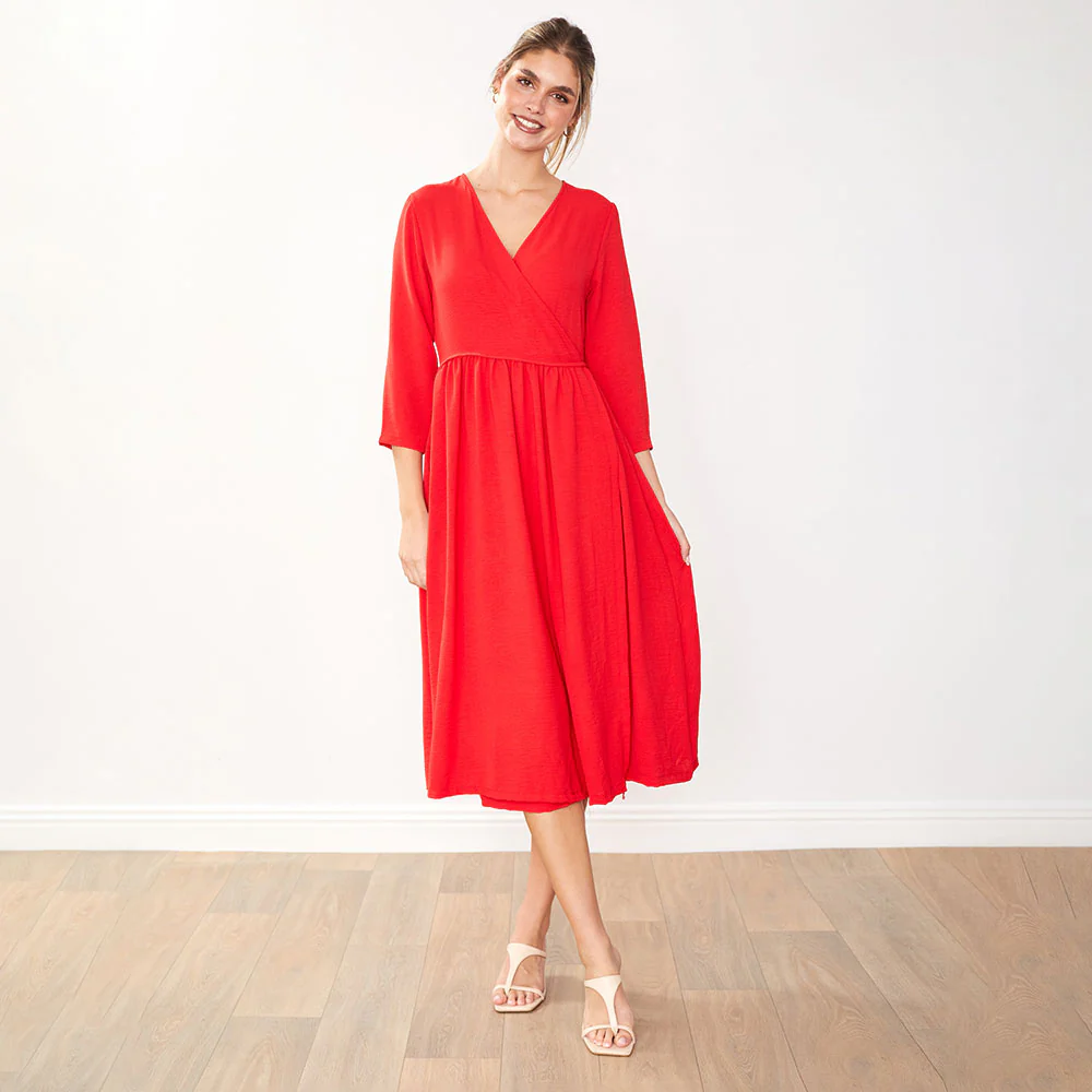 Rex Dress (Red) - Image 4