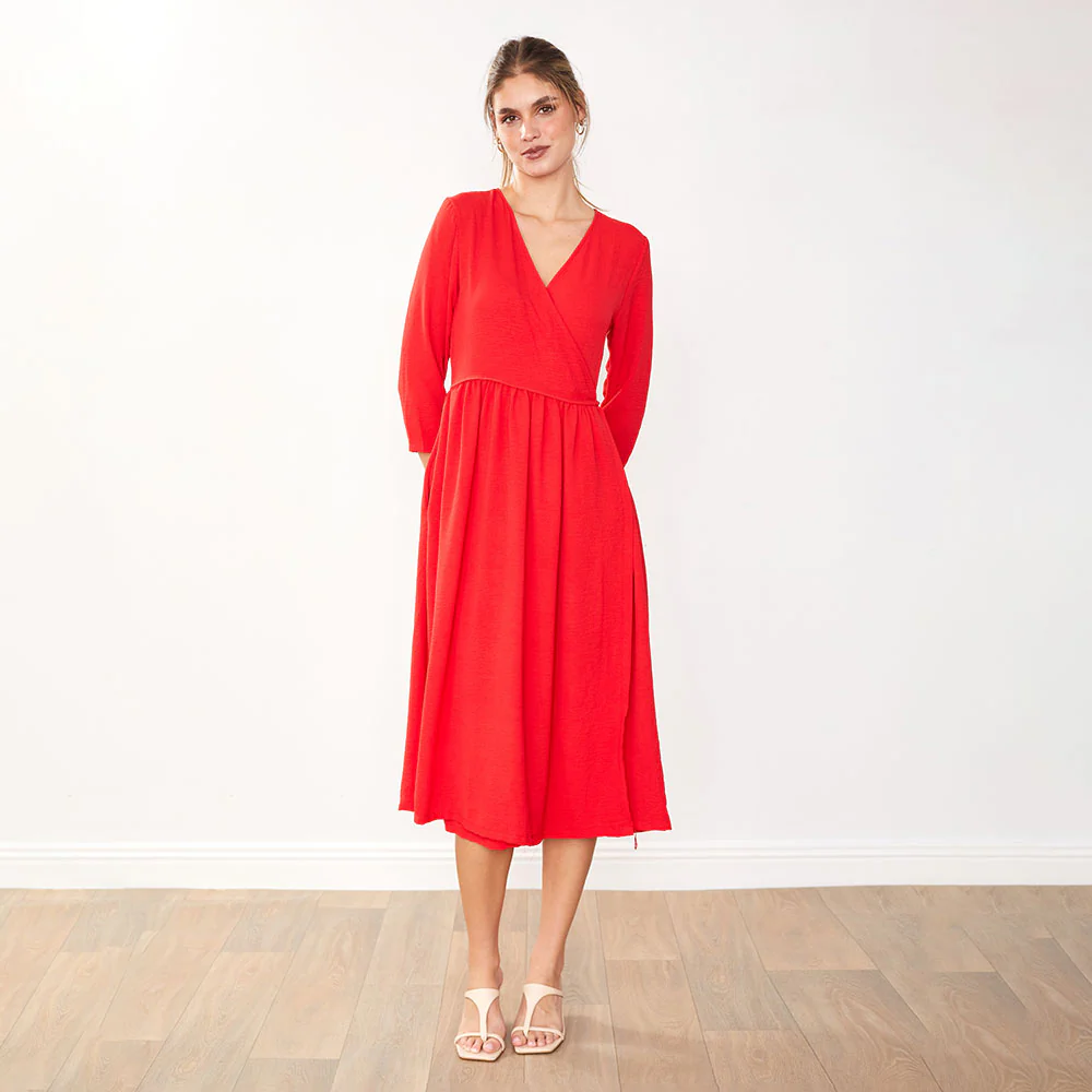 Rex Dress (Red) - Image 5