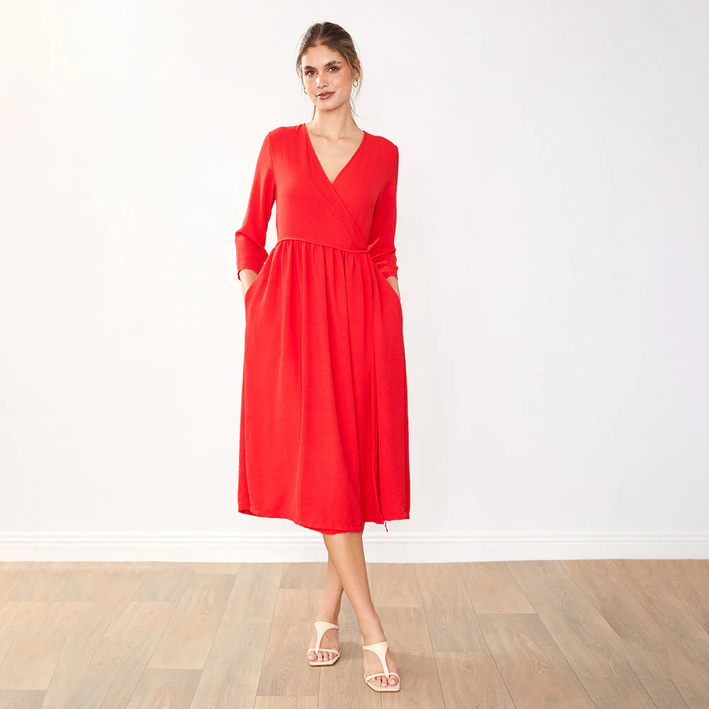 Rex Dress (Red) - Image 6