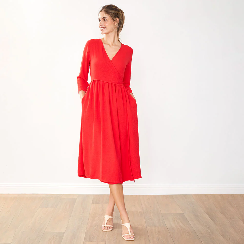 Rex Dress (Red) - Image 7