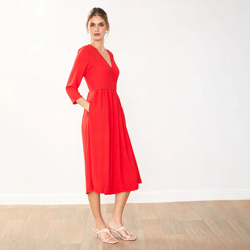 Rex Dress (Red) - Image 8