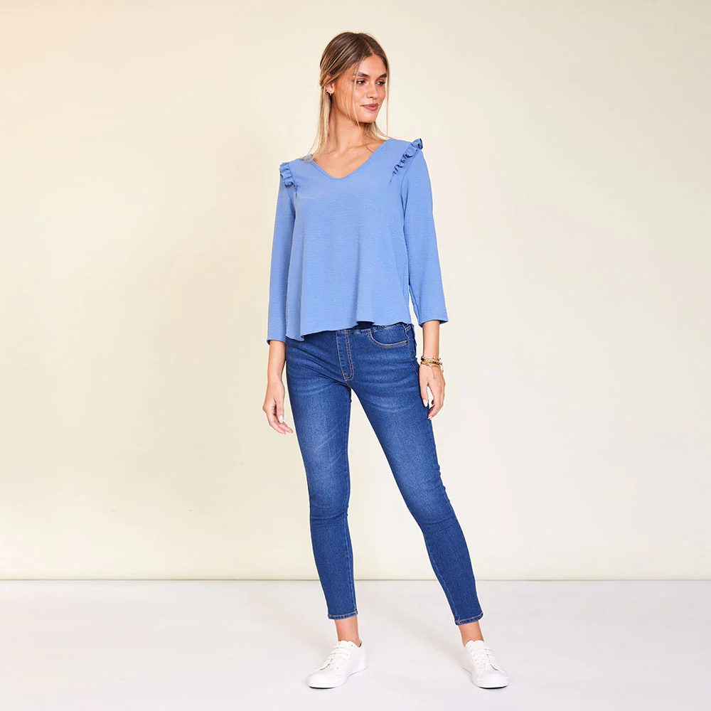 Rhea Top (Blue) - Image 3