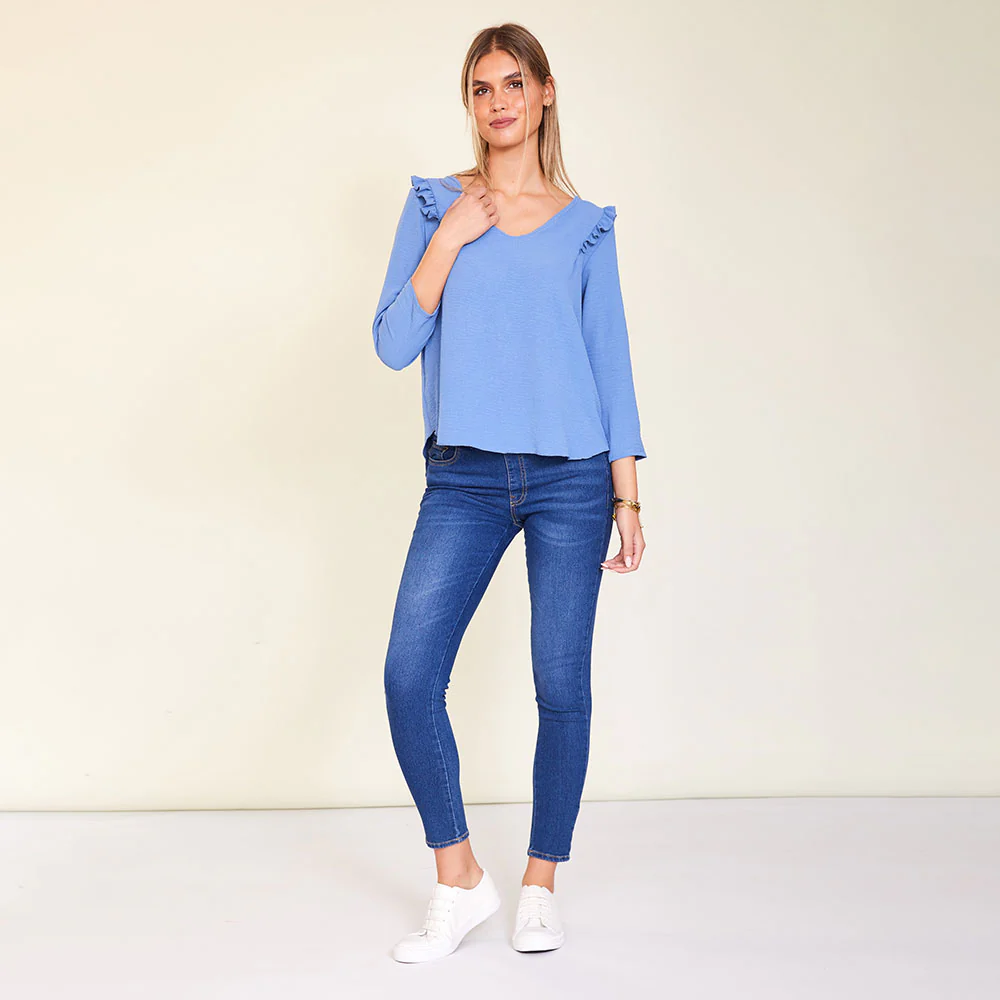 Rhea Top (Blue) - Image 4