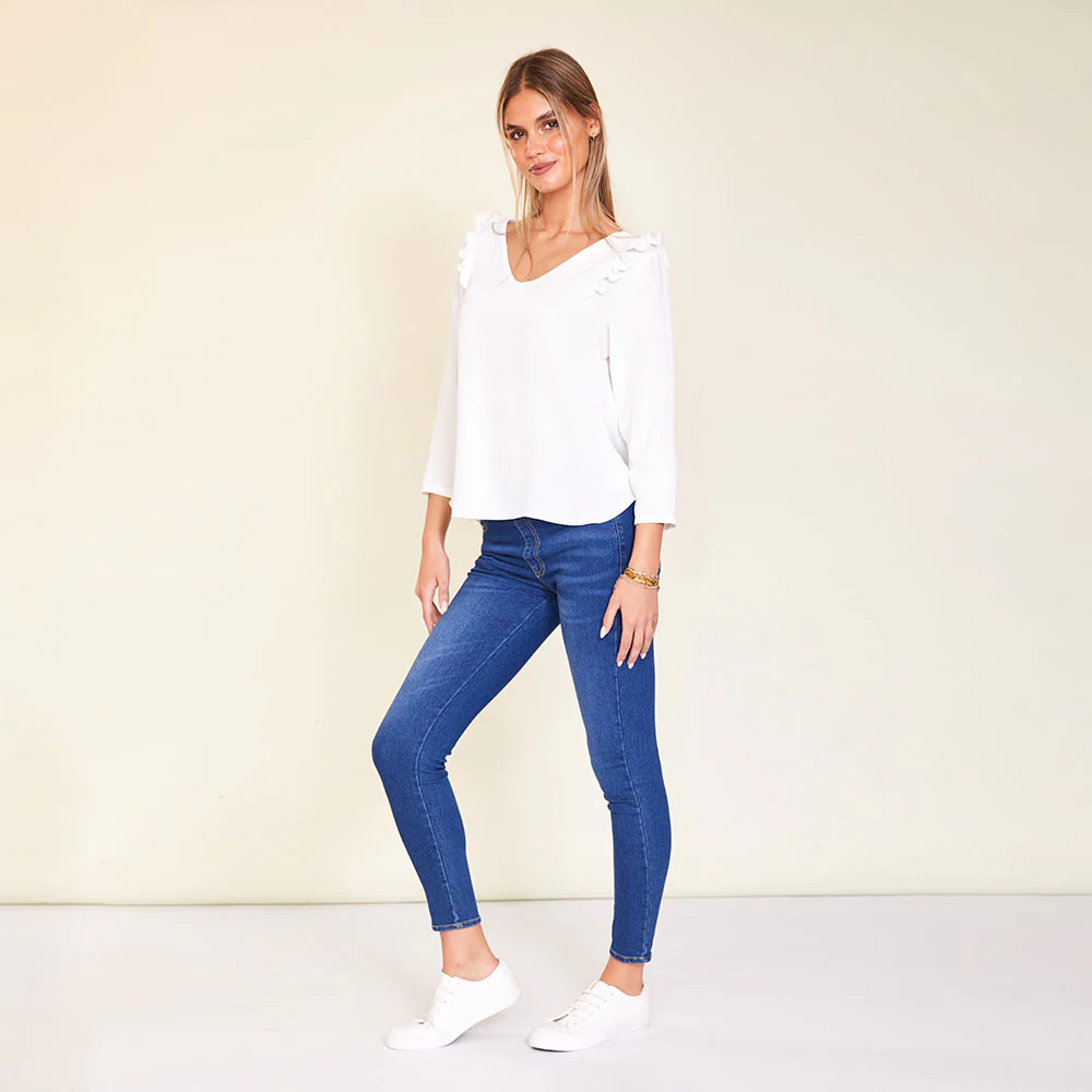 Rhea Top (White) - Image 8