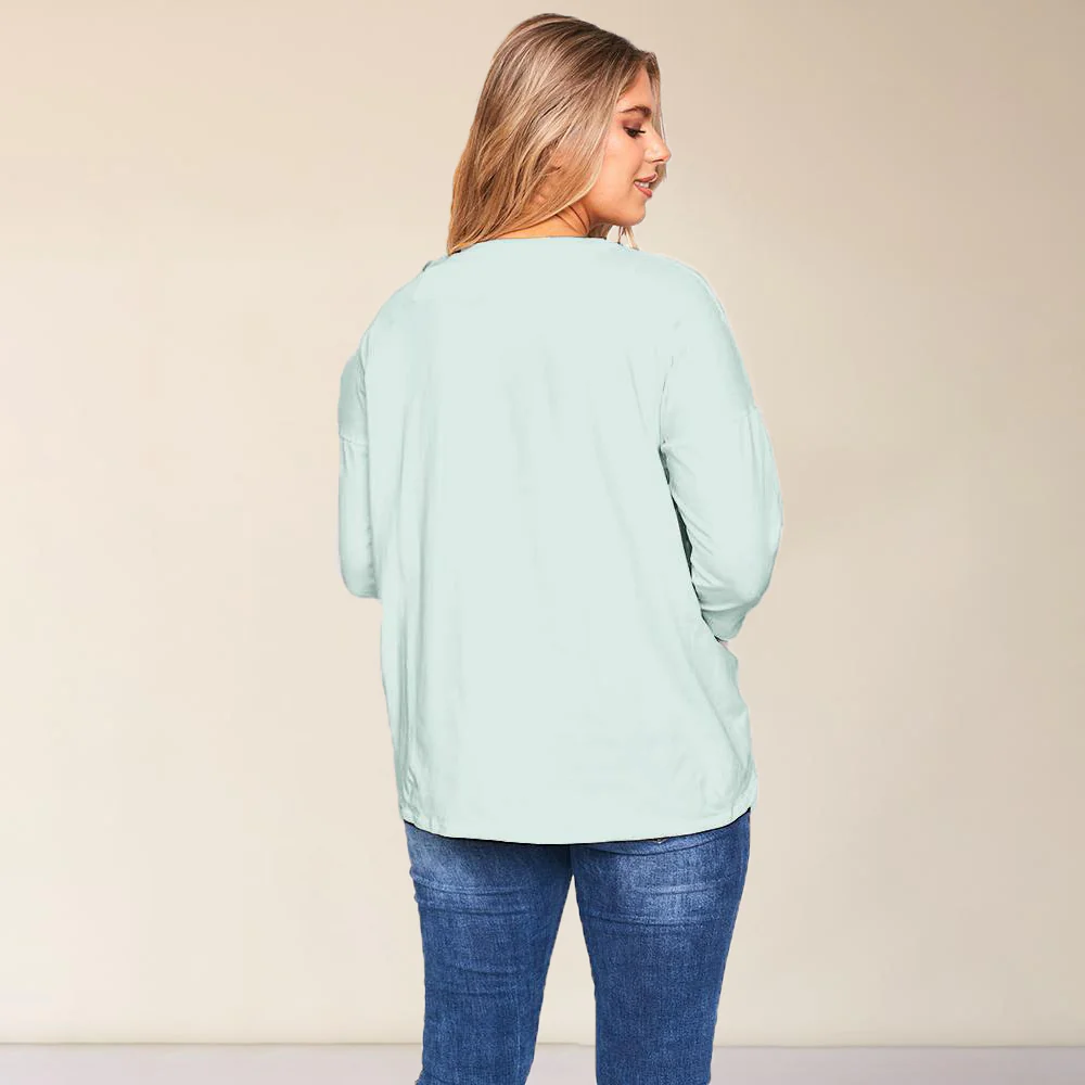 Riley Crew Neck Top (Mint) - Image 3