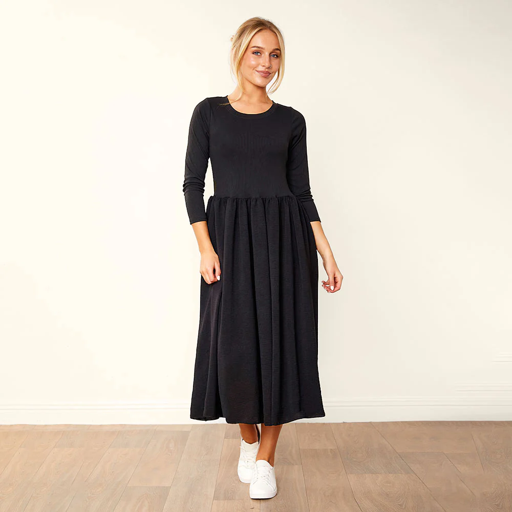 Ronsen Dress (Black) - Image 10