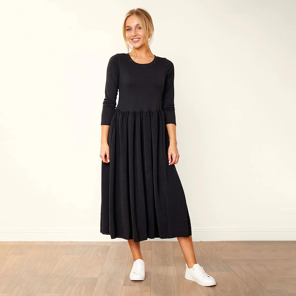 Ronsen Dress (Black) - Image 12