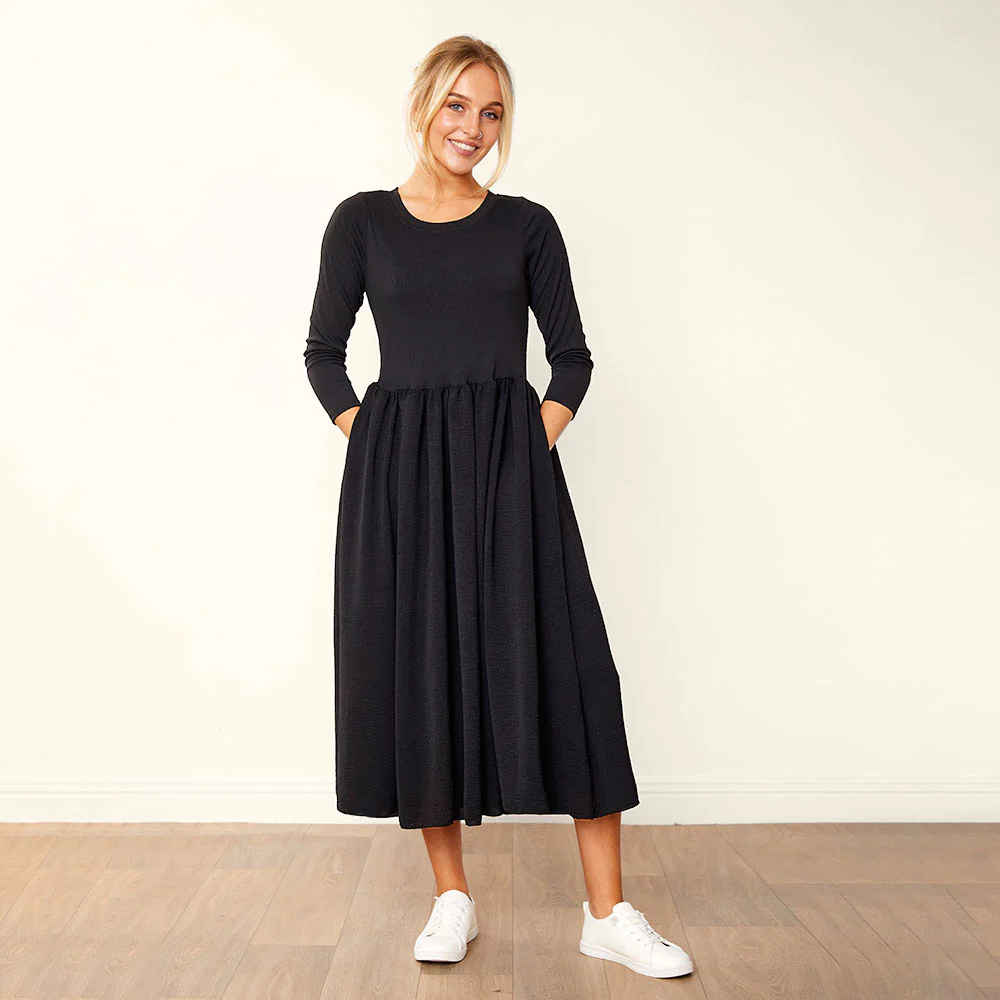 Ronsen Dress (Black) - Image 13
