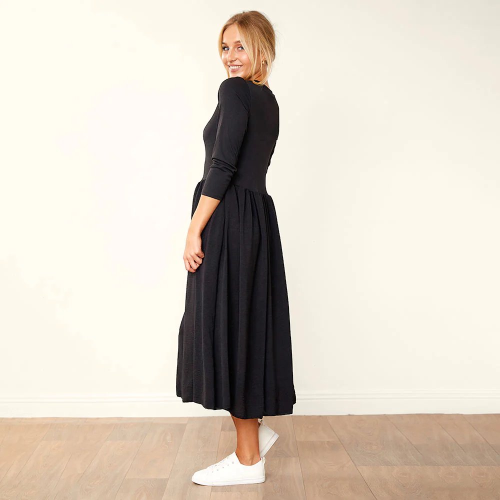 Ronsen Dress (Black) - Image 14
