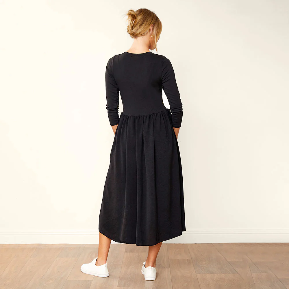 Ronsen Dress (Black) - Image 15