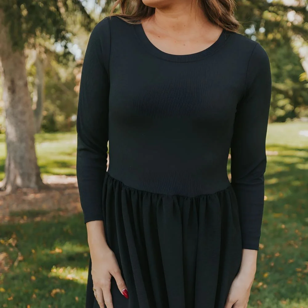 Ronsen Dress (Black) - Image 2