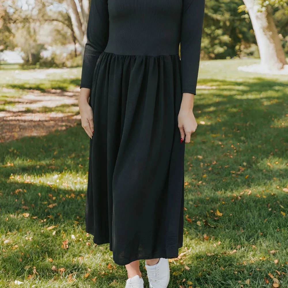 Ronsen Dress (Black) - Image 3