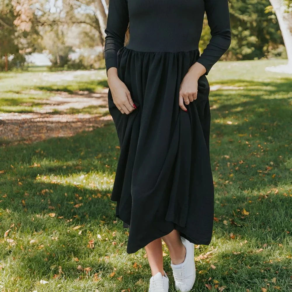 Ronsen Dress (Black) - Image 5