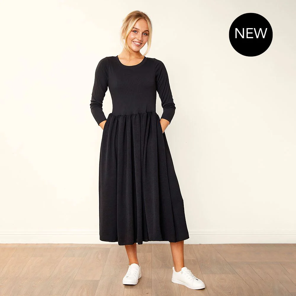 Ronsen Dress (Black) - Image 9