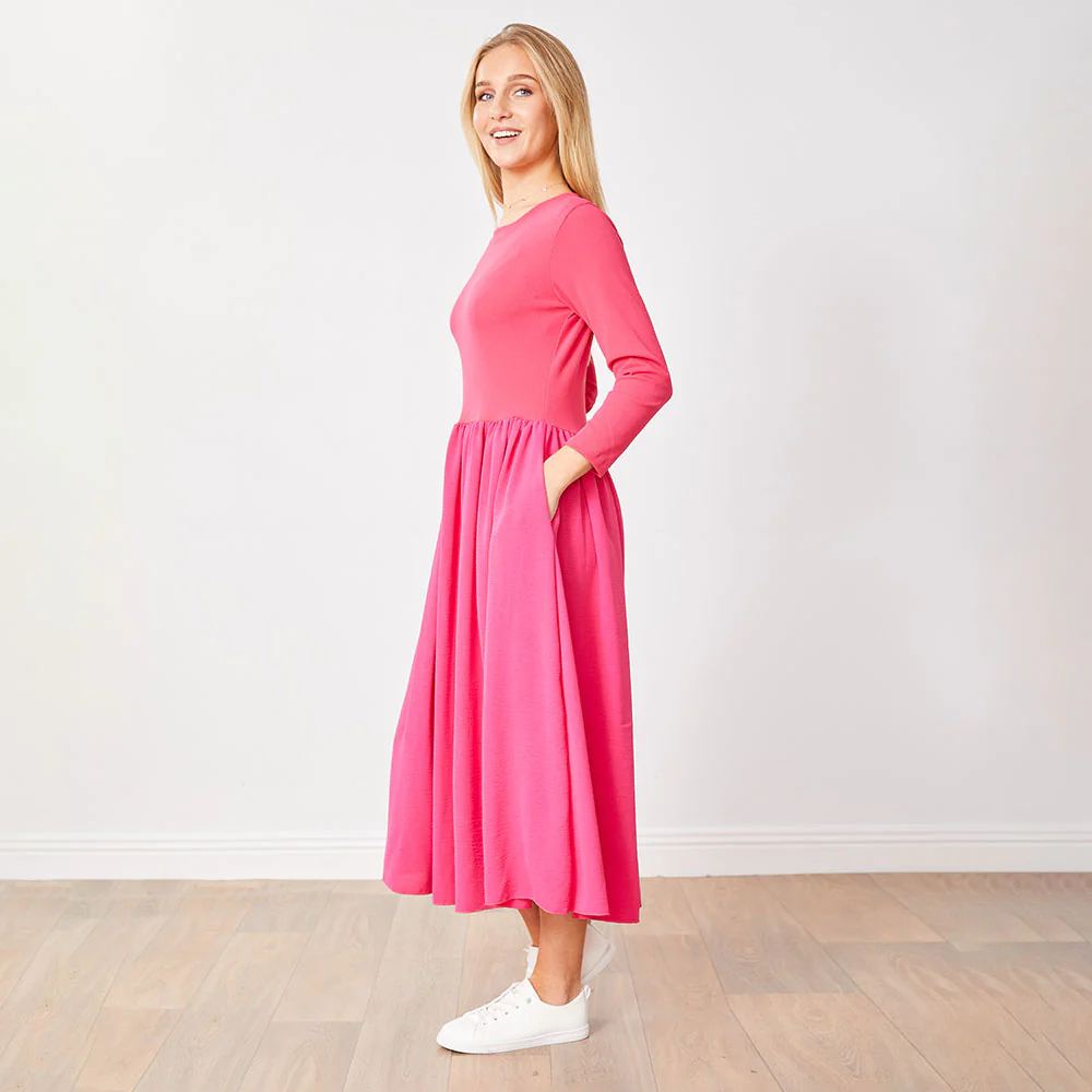 Ronsen Dress (Fuschia) - Image 11
