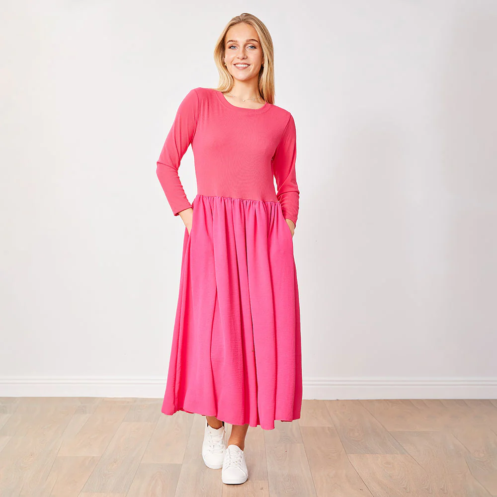 Ronsen Dress (Fuschia) - Image 4