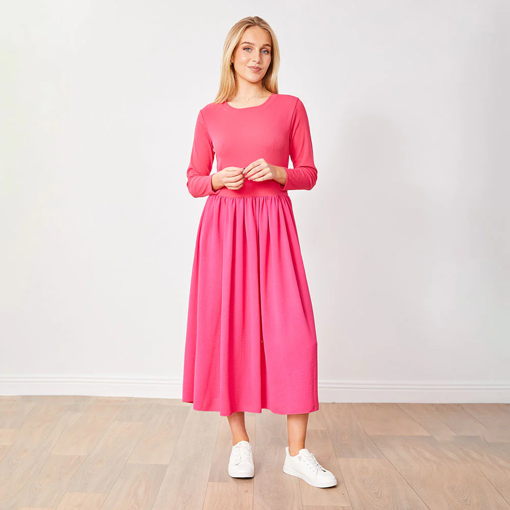 Ronsen Dress (Fuschia) - Image 9