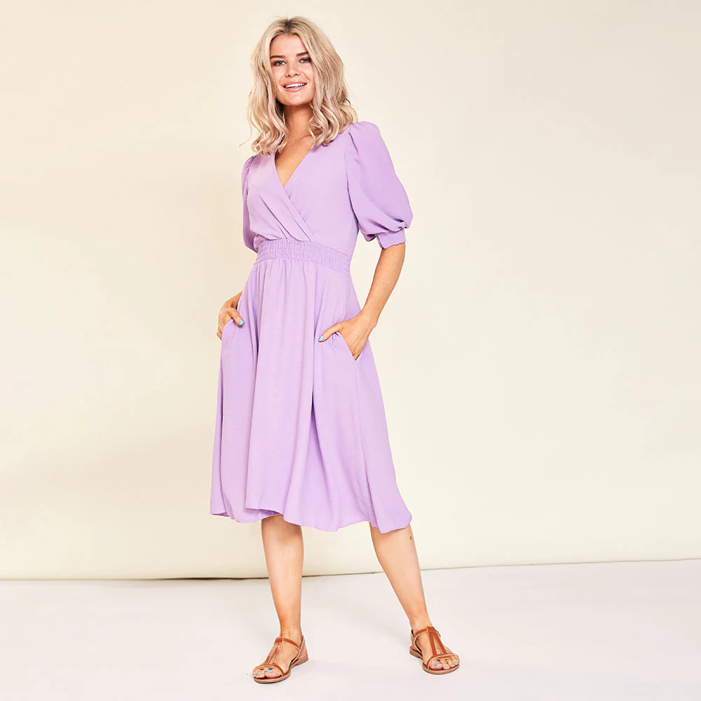 Rosie Dress (Lilac) - Image 2