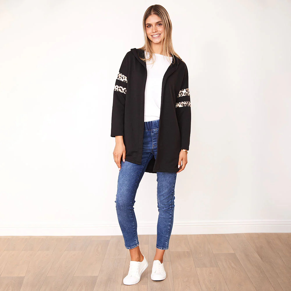 Rosie Hoody (Black/Leopard) - Image 7